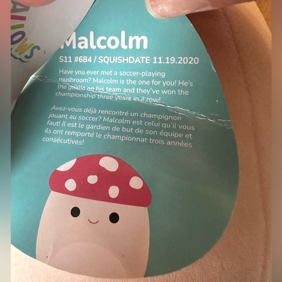 Squishmallows Malcom the Mushroom - Picture 5 of 5